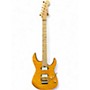Used Charvel Pro Mod DK24 HH FR M Mahogany Quilt Maple Top Dark Amber Solid Body Electric Guitar Dark Amber