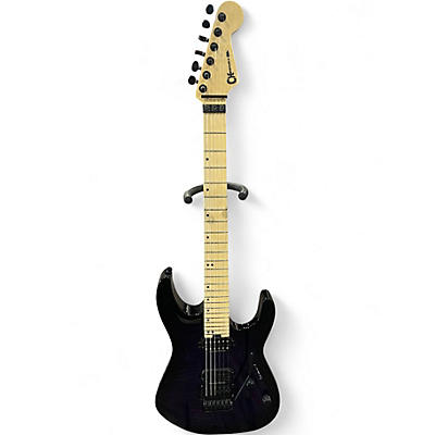 Used Charvel Pro Mod DK24 HH HT Trans Purple Solid Body Electric Guitar
