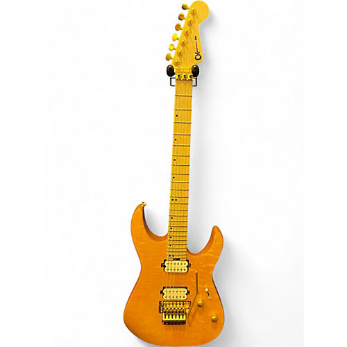 Charvel Used Charvel Pro Mod DK24 HH Trans Amber Solid Body Electric Guitar Trans Amber