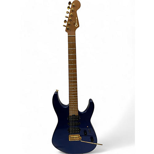 Charvel Used Charvel Pro-Mod DK24 HSH 2PT CM Mystic Blue Solid Body Electric Guitar Mystic Blue