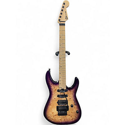 Used Charvel Pro-Mod DK24 HSS FR M Poplar Purple Sunset Solid Body Electric Guitar