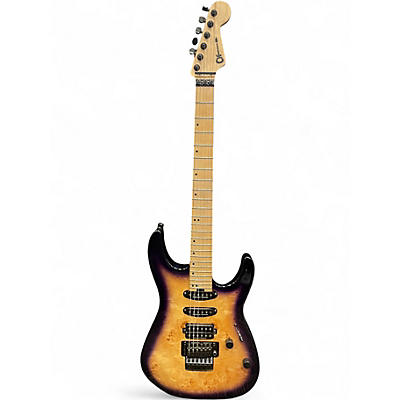 Used Charvel Pro-Mod DK24 HSS FR M Poplar Trans Purple Solid Body Electric Guitar