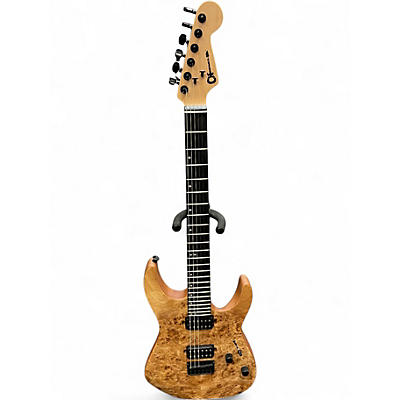 Used Charvel  Pro-Mod DK24 Mahogany w/ Poplar Burl - Solid Body Electric Guitar