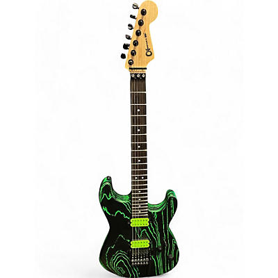 Charvel Used Charvel Pro Mod HH FR  Green Glow Solid Body Electric Guitar