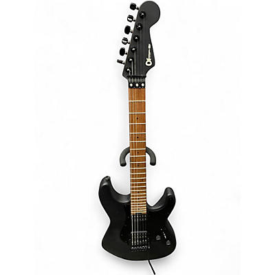 Used Charvel Pro Mod Plus San Dimas HH HT Matte Black Solid Body Electric Guitar