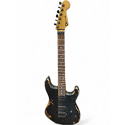 Used Charvel Pro-Mod Relic Series SD1 HH FR PF Weathered Black Solid Body Electric Guitar