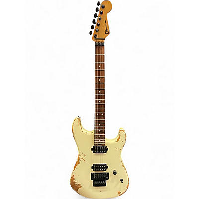 Used Charvel Pro-Mod Relic Series SD1 WEATHERED WHITE Solid Body Electric Guitar