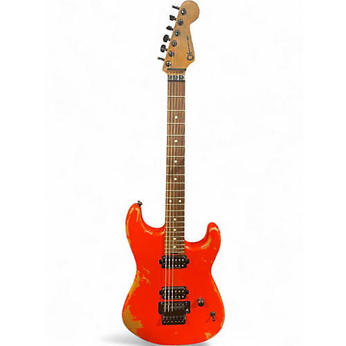 Used Charvel Pro-Mod SD1-HH weathered orange Solid Body Electric Guitar weathered orange