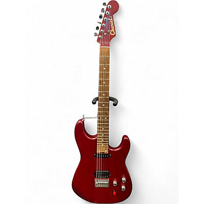 Used Charvel Pro-Mod SD24 Justin Aufdemkampe Signature Transparent Red Solid Body Electric Guitar