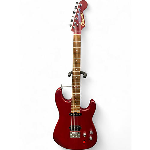 Used Charvel Pro-Mod SD24 Justin Aufdemkampe Signature Transparent Red Solid Body Electric Guitar Transparent Red