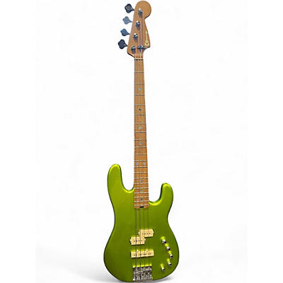 Used Charvel  Pro-Mod San Dimas BASS PJ IV LIME GREEN Electric Bass Guitar