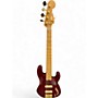 Used Charvel Pro-Mod San Dimas Bass JJ V  Candy Apple Red Electric Bass Guitar Candy Apple Red