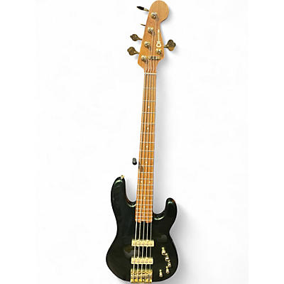 Used Charvel Pro-Mod San Dimas Bass JJ V Lambo Green Metallic Electric Bass Guitar