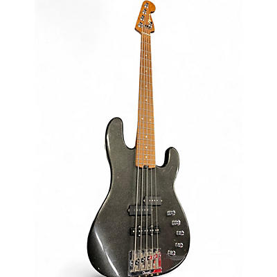 Used Charvel Pro-Mod San Dimas Bass PJ V Metallic Black Electric Bass Guitar