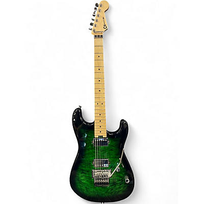 Used Charvel Pro-Mod San Dimas HH FR Green Solid Body Electric Guitar