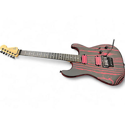 Used Charvel Pro Mod San Dimas HH FR Neon Pink Ash Solid Body Electric Guitar