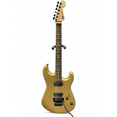 Used Charvel Pro Mod San Dimas HH FR Pharaohs Gold Solid Body Electric Guitar
