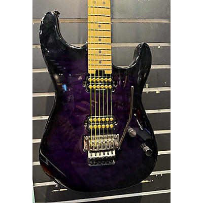 Charvel Used Charvel Pro Mod San Dimas HH FR Trans Purple Burst Solid Body Electric Guitar