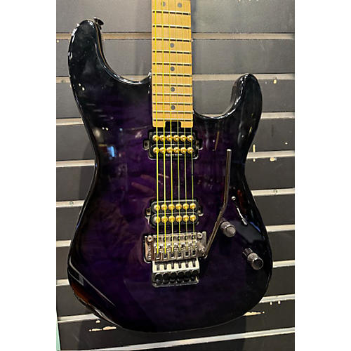 Charvel Used Charvel Pro Mod San Dimas HH FR Trans Purple Burst Solid Body Electric Guitar Trans Purple Burst