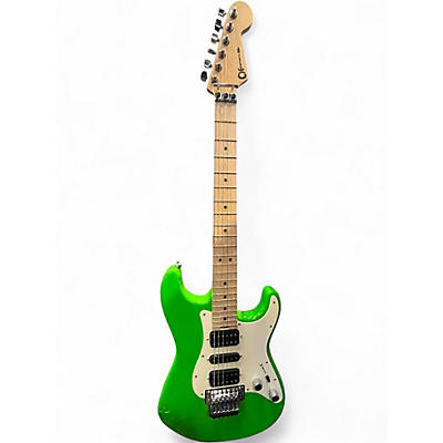 Used Charvel Pro Mod San Dimas HH HT Apple Green Solid Body Electric Guitar
