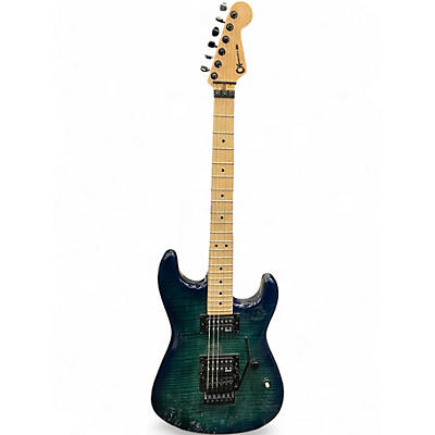 Used Charvel Pro Mod San Dimas HH HT Aqua Marine Solid Body Electric Guitar