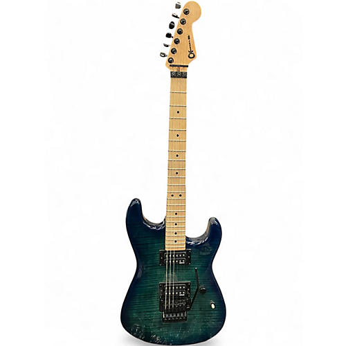 Used Charvel Pro Mod San Dimas HH HT Aqua Marine Solid Body Electric Guitar Aqua Marine