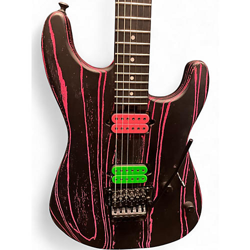 Used Charvel Pro Mod San Dimas HH HT PINK GOTHIC Solid Body Electric Guitar PINK GOTHIC
