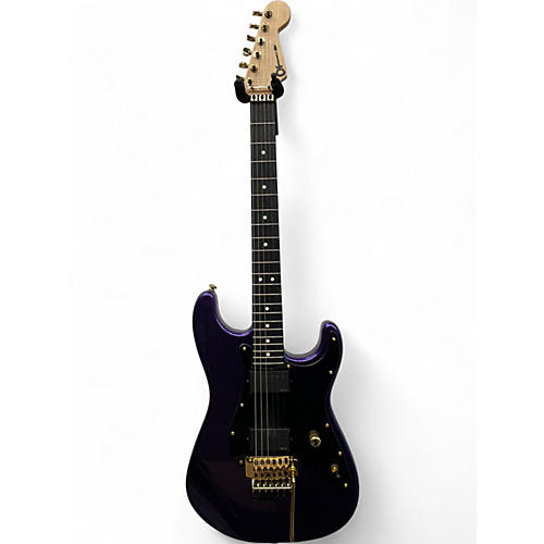 Used Charvel Pro Mod San Dimas HH HT Purple Solid Body Electric Guitar Purple