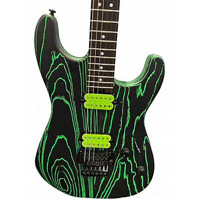Used Charvel Pro Mod San Dimas HH HT green Solid Body Electric Guitar