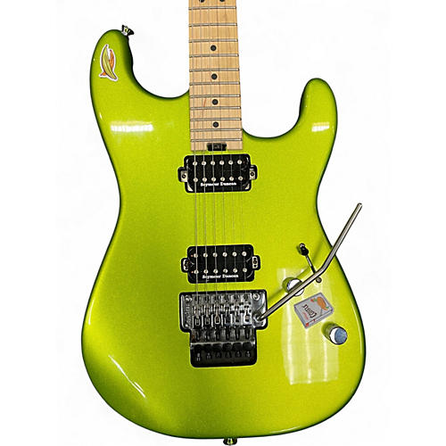 Used Charvel Pro Mod San Dimas HH  LIME GREEN Solid Body Electric Guitar LIME GREEN