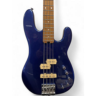 Used Charvel Pro-Mod San Dimas PJ IV Mystic Blue Electric Bass Guitar