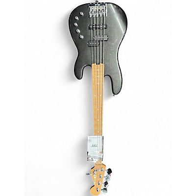 Used Charvel Pro Mod San Dimas PJ V Metallic Black Electric Bass Guitar