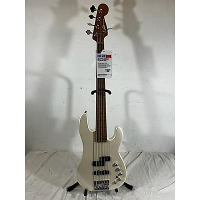 Used Charvel Pro Mod San Dimas PJ V Platinum Pearl Electric Bass Guitar