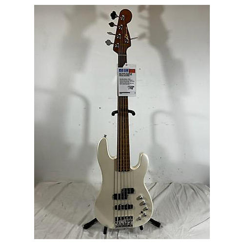 Charvel Used Charvel Pro Mod San Dimas PJ V Platinum Pearl Electric Bass Guitar Platinum Pearl