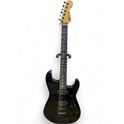 Used Charvel Pro-Mod San Dimas Style 1 HH FR Black Solid Body Electric Guitar
