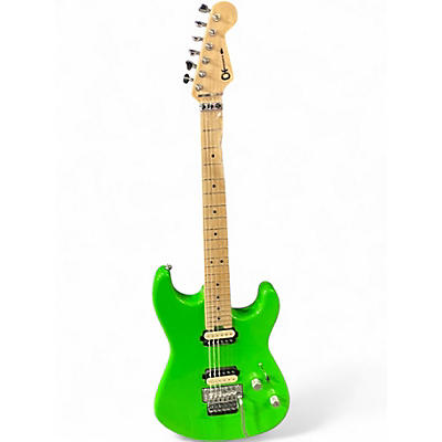 Used Charvel Pro-Mod San Dimas Style 1 HH FR M Slime Green Solid Body Electric Guitar