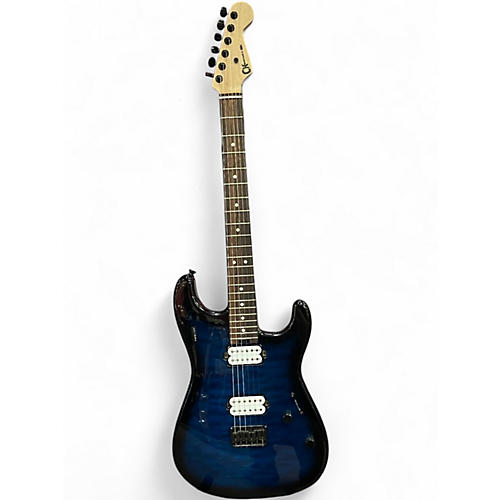 Used Charvel Pro-Mod San-Dimas Style 1 HH HT E Blue Solid Body Electric Guitar Blue
