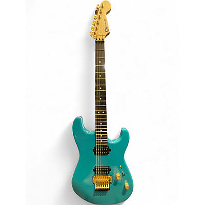 Used Charvel Pro Mod San Dimas Style 1 Miami Blue Solid Body Electric Guitar