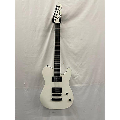 Charvel Used Charvel Pro Mod San Dimas Style 2 Joe Duplantier White Hollow Body Electric Guitar