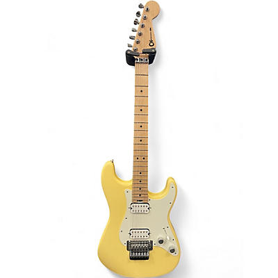 Used Charvel Pro-Mod So-Cal Style 1 2H FR Vintage White Solid Body Electric Guitar