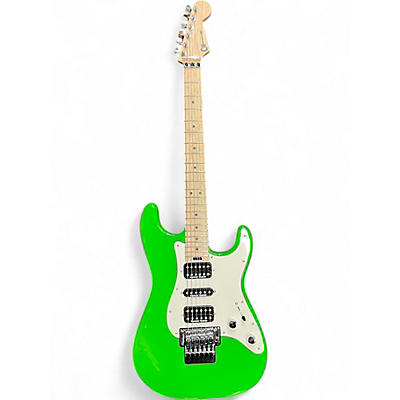 Used Charvel Pro-Mod So-Cal Style 1 HSH SLIME GREEN Solid Body Electric Guitar