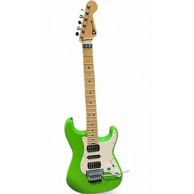 Used Charvel Pro Mod So Cal Style 1 Lime Green Solid Body Electric Guitar