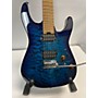 Used Charvel Used Charvel Pro-mod DK 24 Solid Body Electric Guitar Blue Quilted Maple