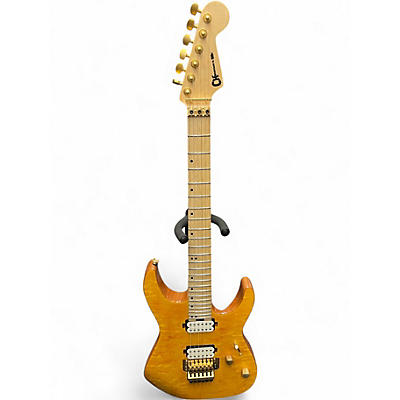 Used Charvel Promo DK24 Dark Amber Solid Body Electric Guitar