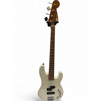 Used Charvel SAN DIMAS BASS IV Pearl White Electric Bass Guitar