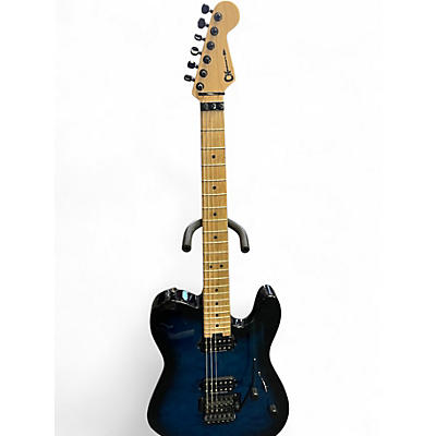 Used Charvel SAN DIMAS STYLE 2 Trans Blue Burst Solid Body Electric Guitar