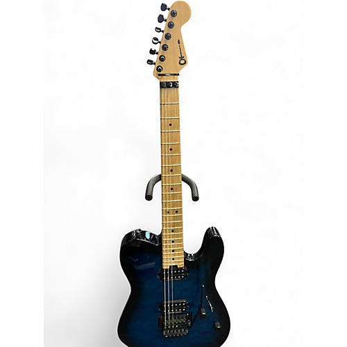 Used Charvel SAN DIMAS STYLE 2 Trans Blue Burst Solid Body Electric Guitar Trans Blue Burst