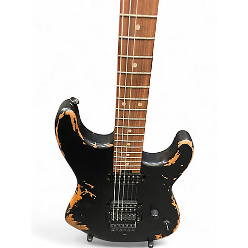 Used Charvel STYLE 1 HH RELIC BLACK Solid Body Electric Guitar BLACK