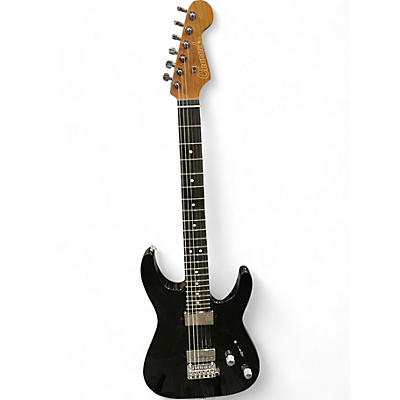 Used Charvel SUPER-STOCK DK22 2PT EB Black Solid Body Electric Guitar