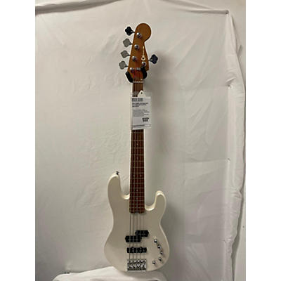 Charvel Used Charvel San Dimas Bass PJ V Pearl White Electric Bass Guitar